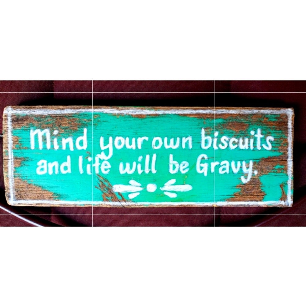 Cute wooden sign